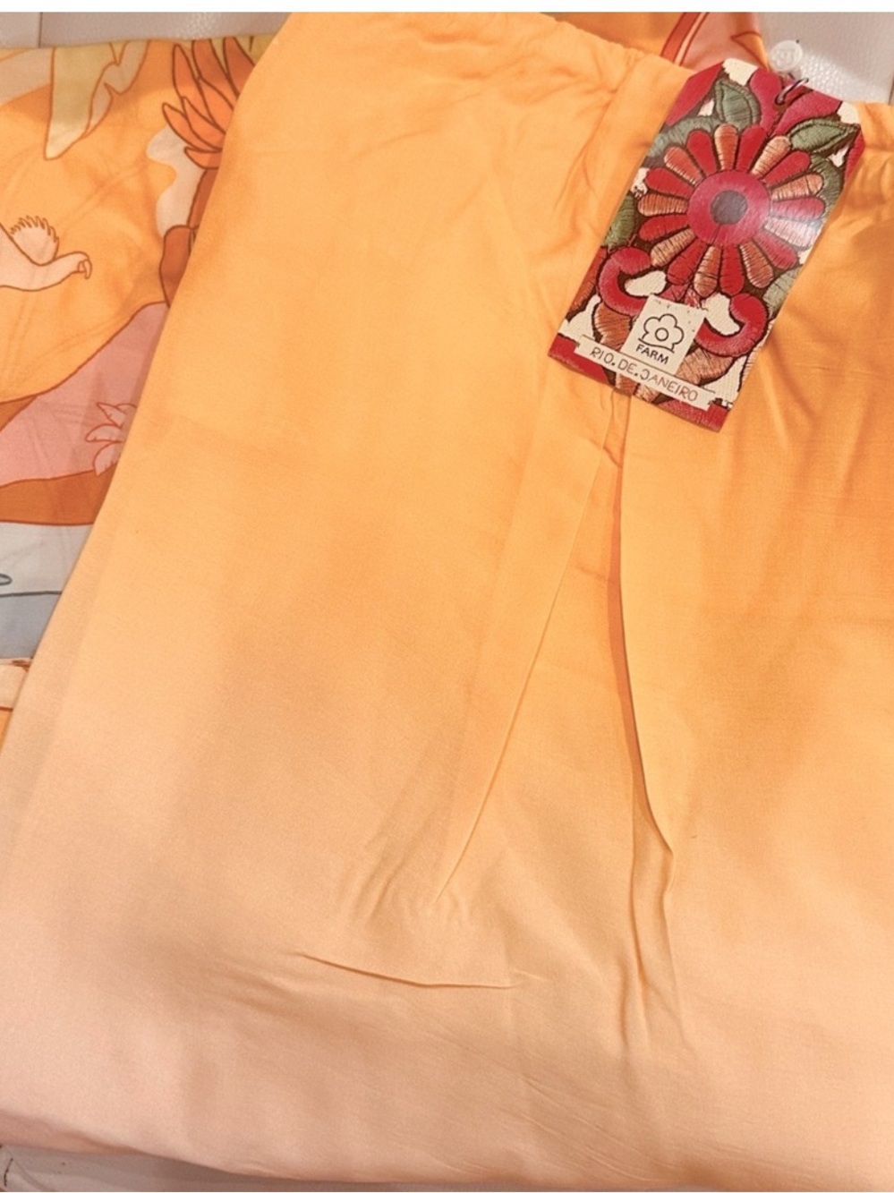 FARM Rio Yellow Ombre Strapless Maxi Dress with Tropical Print - Picture 5 of 6